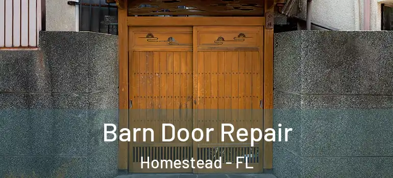  Barn Door Repair Homestead - FL