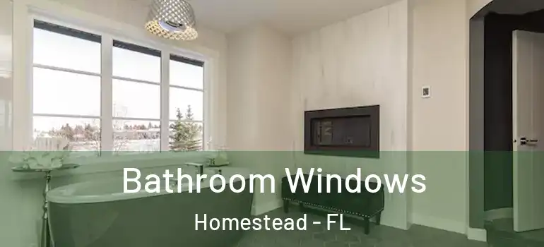  Bathroom Windows Homestead - FL