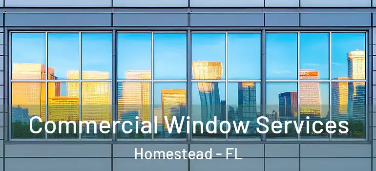  Commercial Window Services Homestead - FL