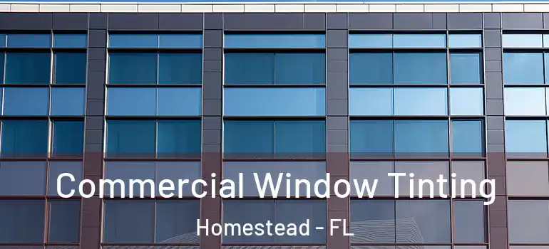  Commercial Window Tinting Homestead - FL