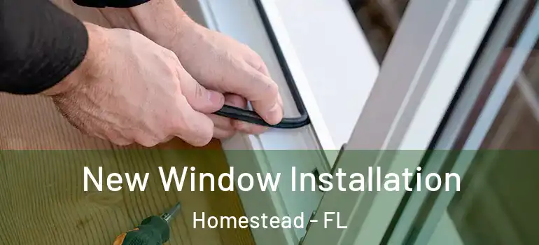  New Window Installation Homestead - FL